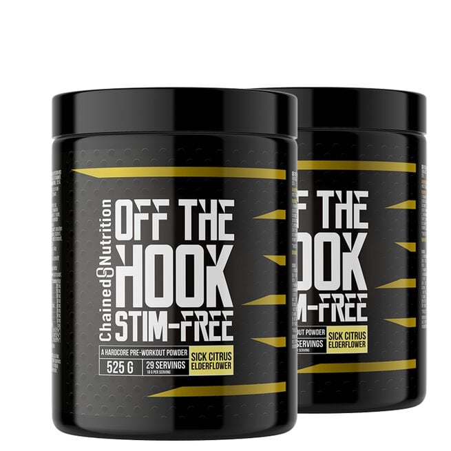 2 x Off the Hook Stim Free 525 g från Chained Nutrition – pulver