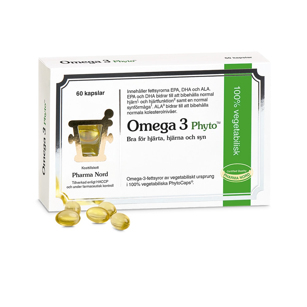 Omega 3 Phyto 60 kapslar från Pharma Nord – kapslar