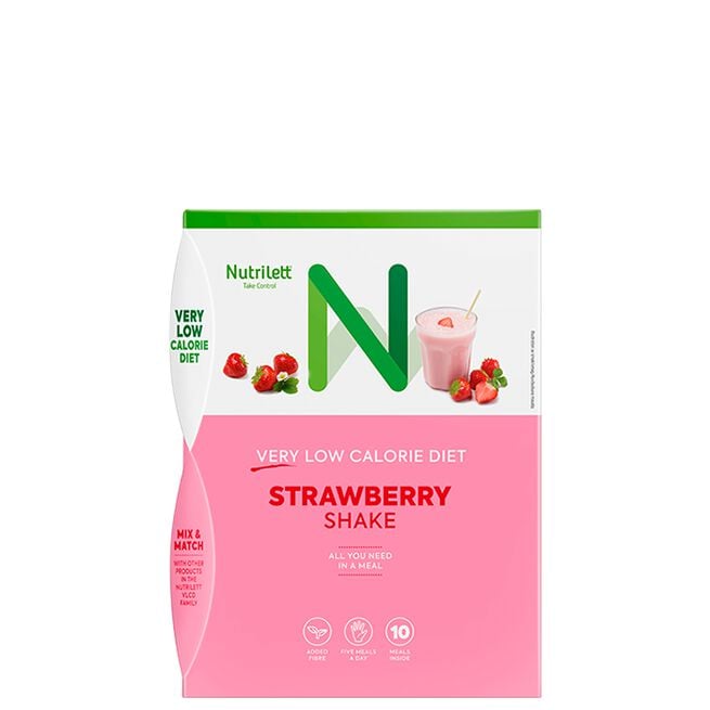 Måltidsersättning Jordgubb 10 pack från Nutrilett – vätskor