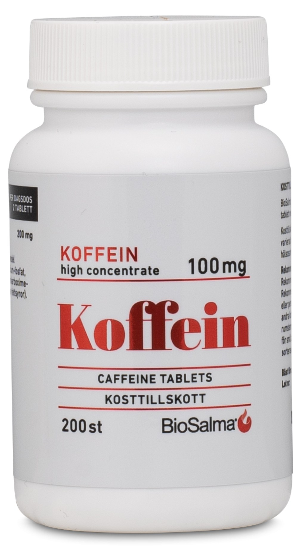 BioSalma Koffein 100 mg från BioSalma – tabletter
