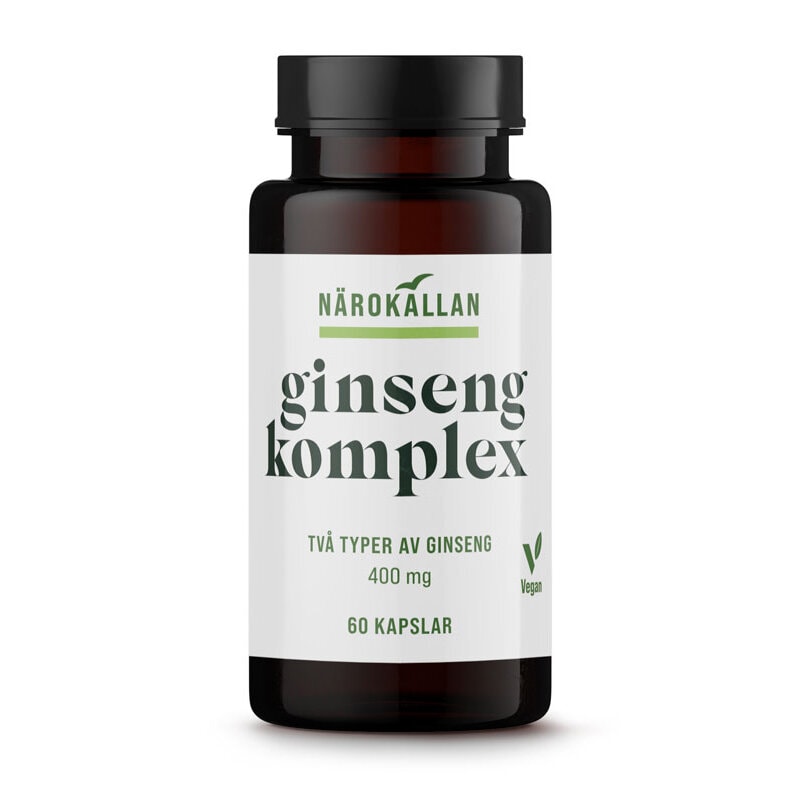 Ginseng Komplex 60 kapslar från Närokällan – kapslar
