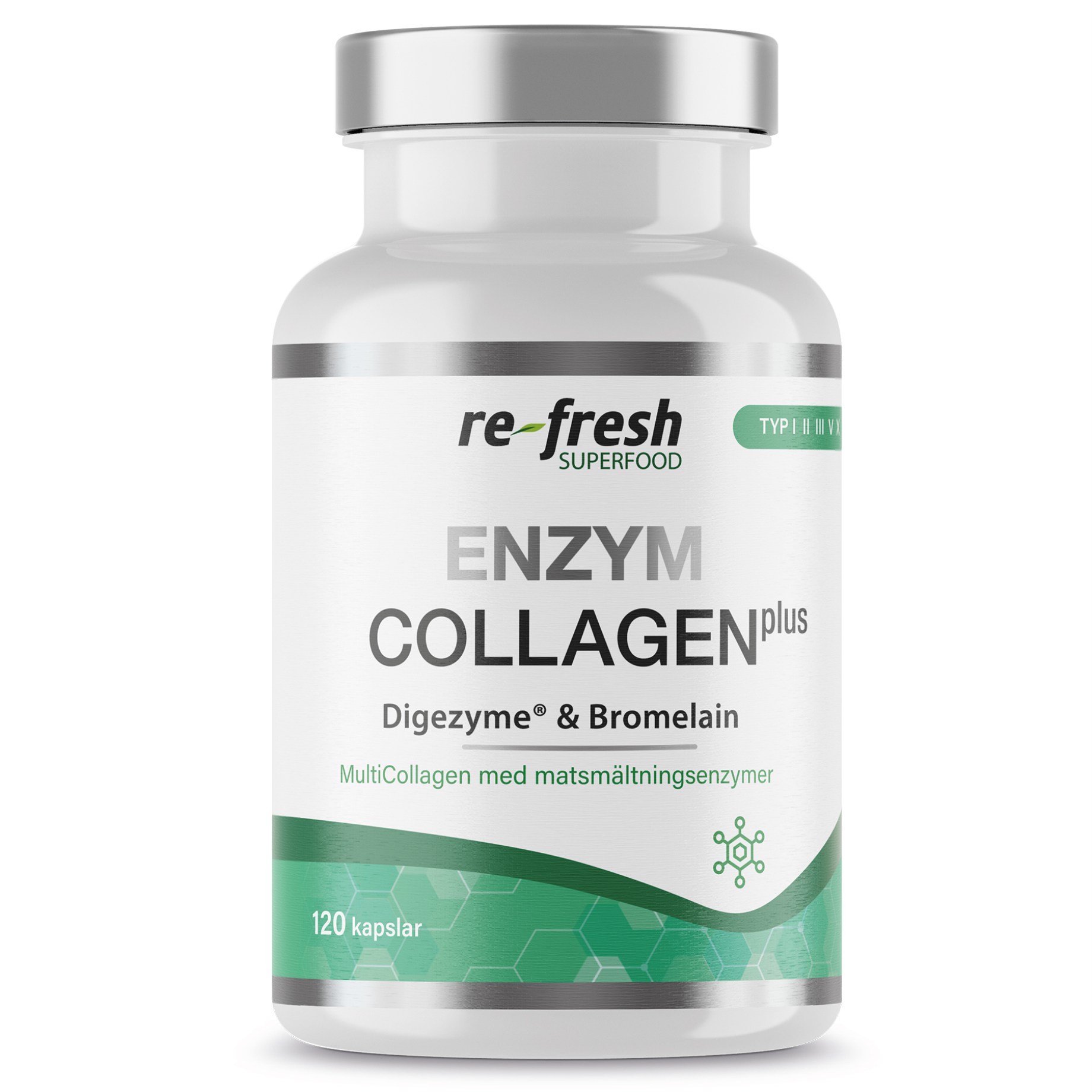 Re-fresh Superfood Enzym Collagen Plus från Re-fresh Superfood – pulver