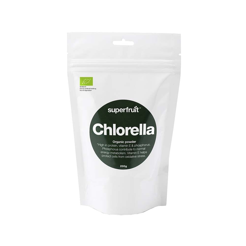 Chlorella Powder 200g från Superfruit – pulver