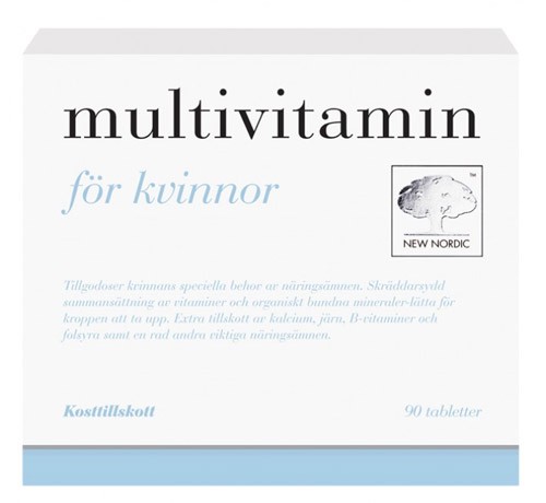 New Nordic Multivitamin för kvinnor 90 st från New Nordic – tabletter
