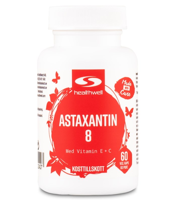 Healthwell Astaxantin 8 från Healthwell – kapslar