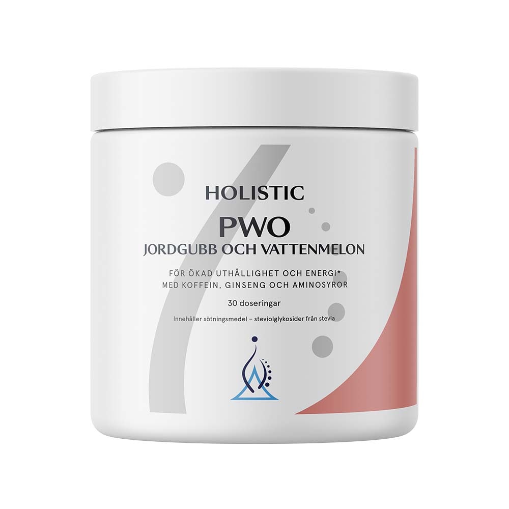 PWO Jordgubb och Vattenmelon 345g från Holistic – pulver