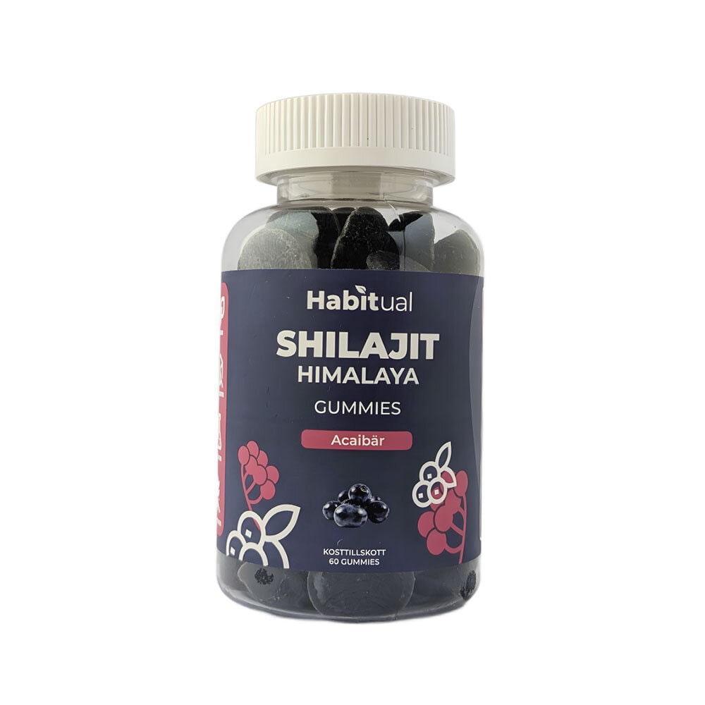 Shilajit Gummies Acaibär 60st från Habitual – gel