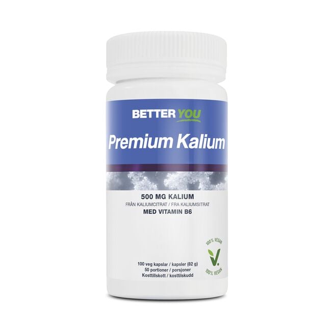 Kalium 250 mg 90 kapslar från Better You – kapslar