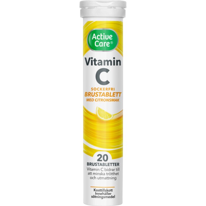 Active Care C-vitamin Citron 20 brustabletter från Active Care – tabletter