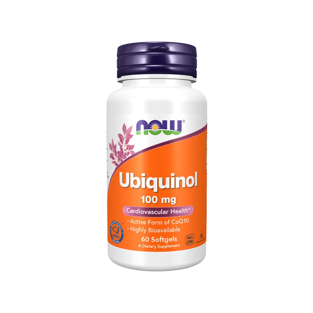 Ubiquinol 100 mg 60 softgels från Now – kapslar