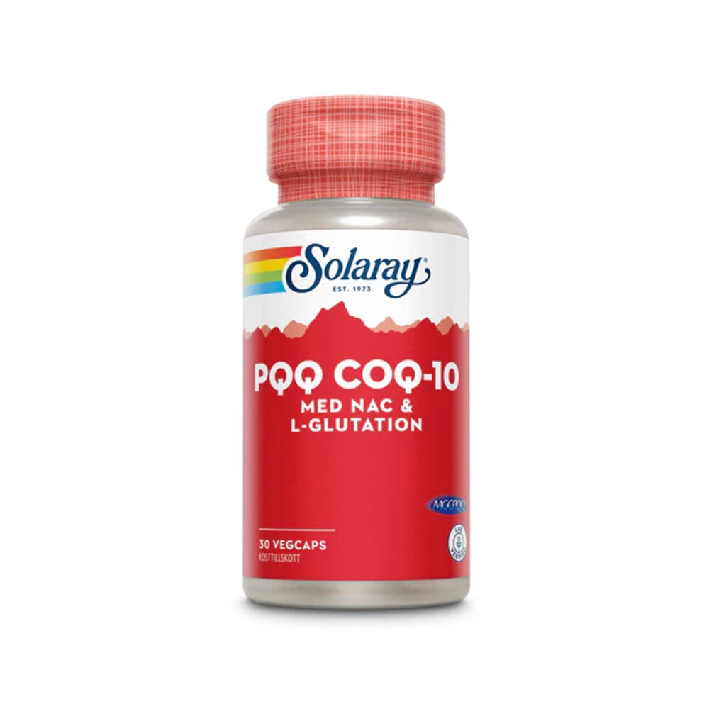 PQQ CoQ-10 30 kapslar från Solaray – kapslar