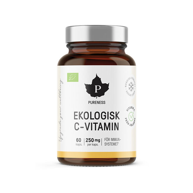 Ekologisk C-vitamin 60 kapslar från Pureness – kapslar