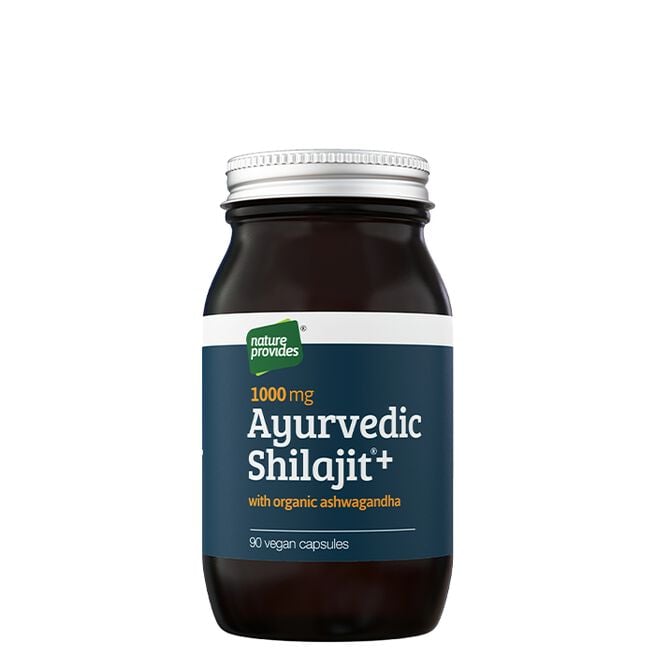 Shilajit & Ashwagandha 90 kapslar från Nature Provides – kapslar