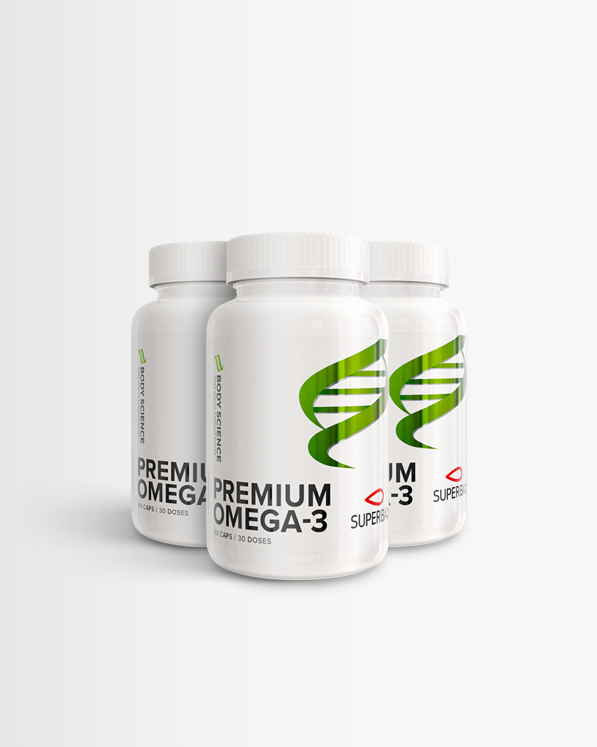 3 st Premium Omega-3 från Body Science – kapslar