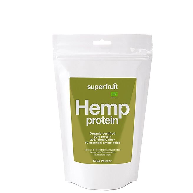 Hampaprotein EKO 500 g från Superfruit – pulver