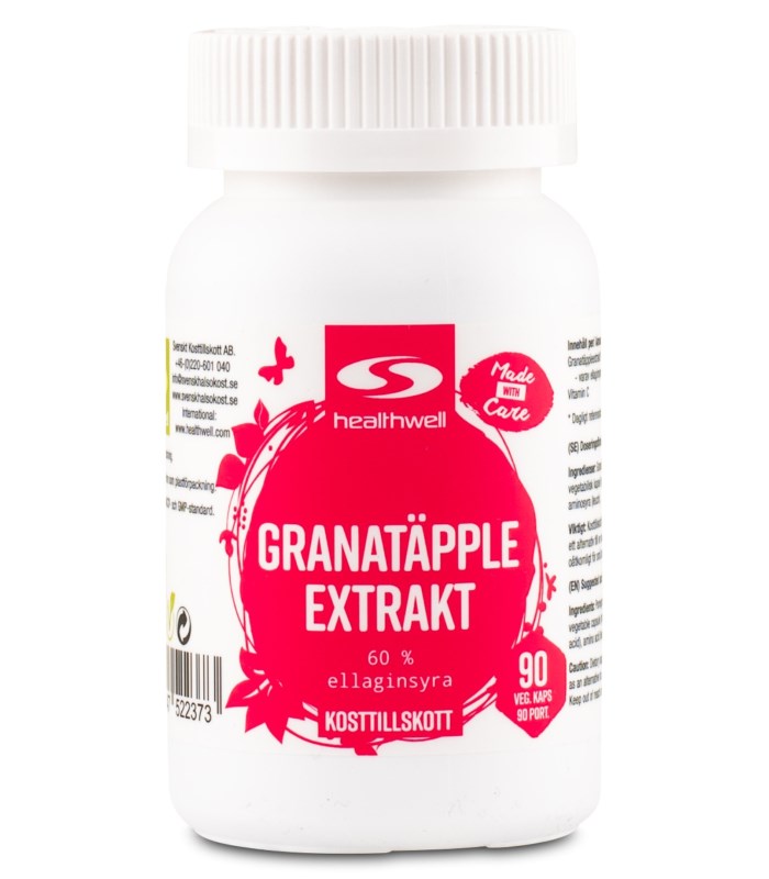 Healthwell Granatäpple Extrakt från Healthwell – kapslar