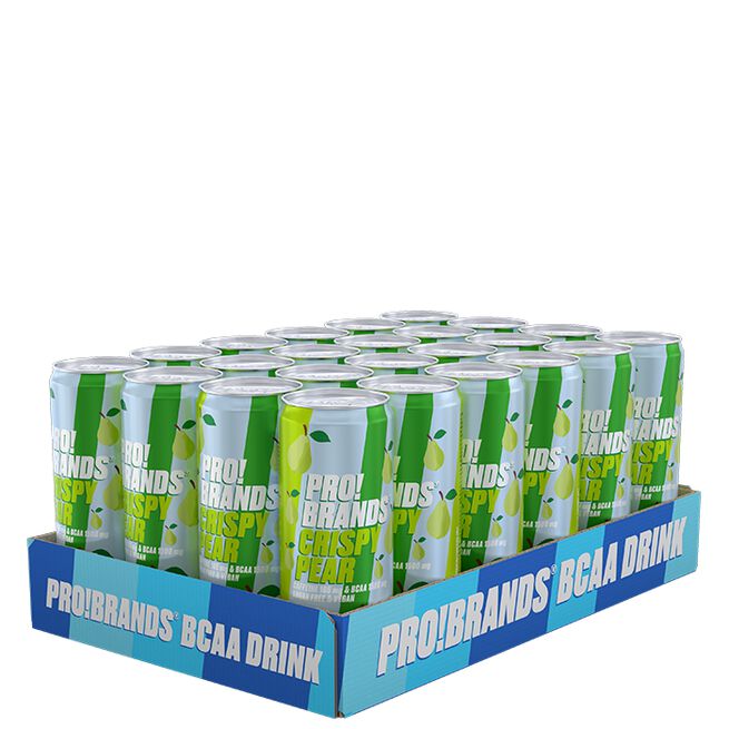 24 x Pro Brands BCAA Drink, 330 ml 2 kr pant från Pro Brands – vätskor