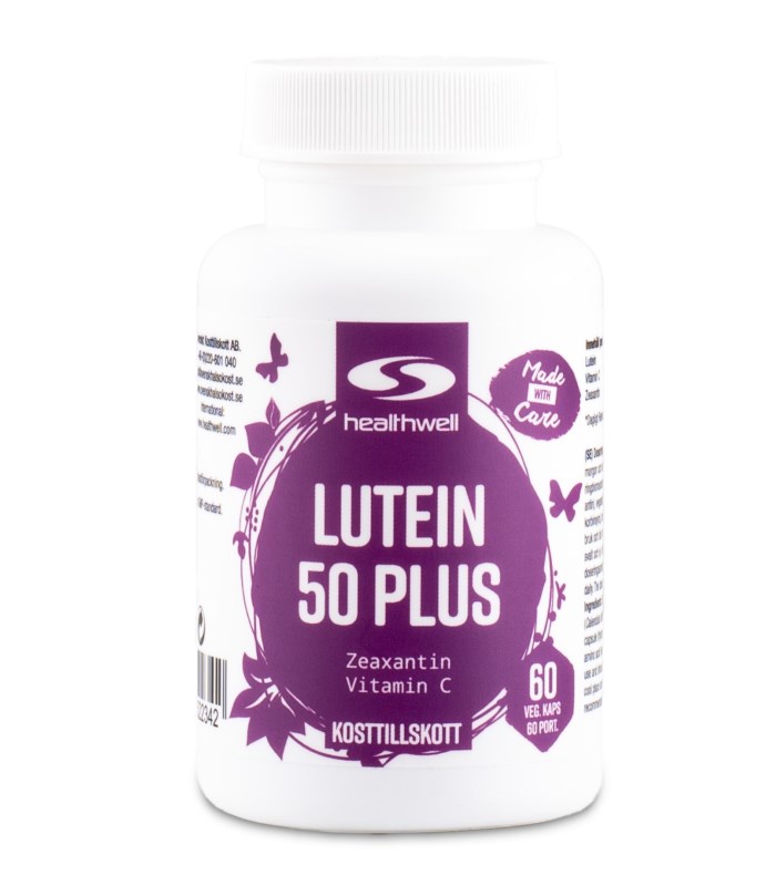 Healthwell Lutein 50 Plus från Healthwell – kapslar