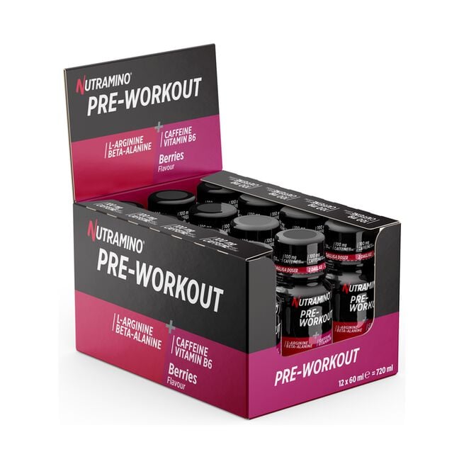 12 x Nutramino PWO Shot 60 ml från Nutramino Fitness Nutrition – vätskor