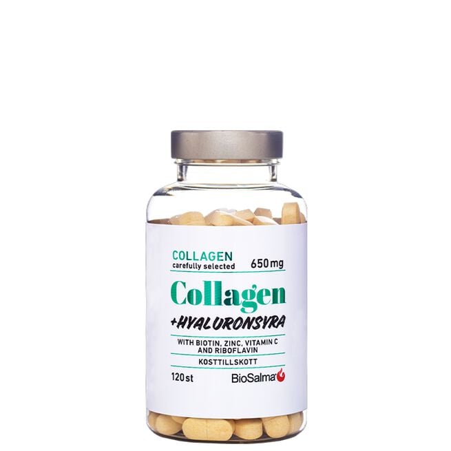Collagen Hyaluronsyra 120 tabletter från BioSalma – tabletter