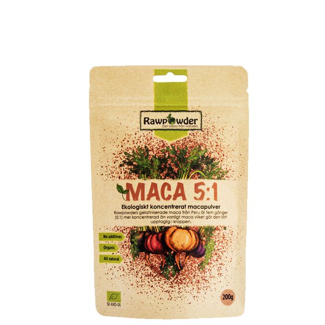 Ekologiskt Maca Koncentrat 200 g från Rawpowder – pulver