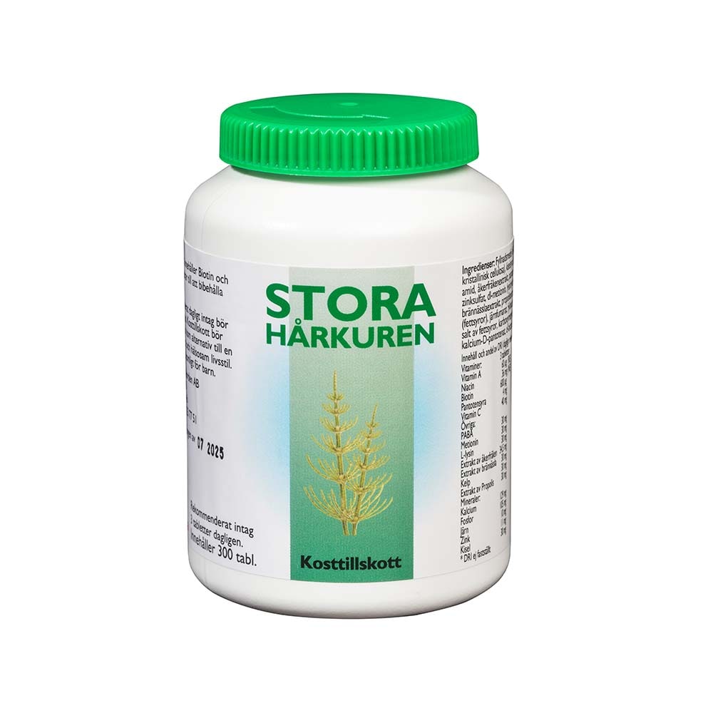 Stora Hårkuren 300 tabletter från BioMedica – tabletter
