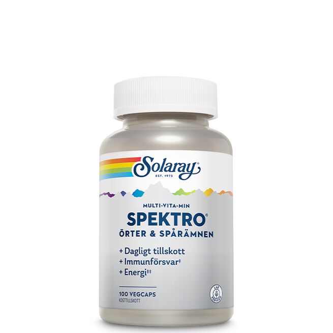 Spektro Multivitamin 100 kapslar från Solaray – kapslar