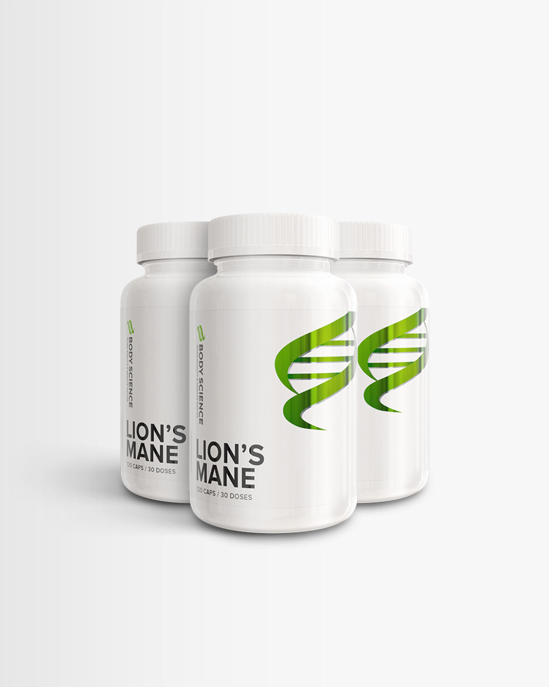3 st Lion's Mane från Body Science – kapslar