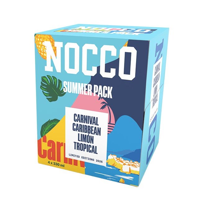 NOCCO Summer 4-Pack 330 ml Limited Edition från NOCCO – vätskor