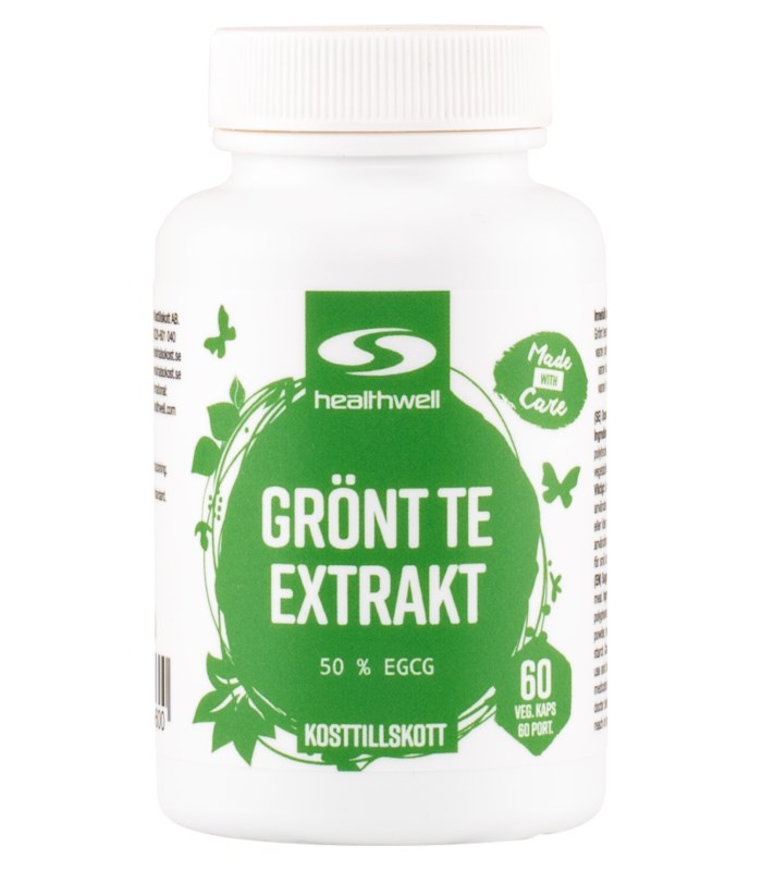 Healthwell Grönt Te Extrakt från Healthwell – kapslar