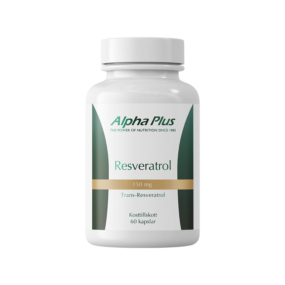 Resveratrol 60 kapslar från Alpha Plus – kapslar