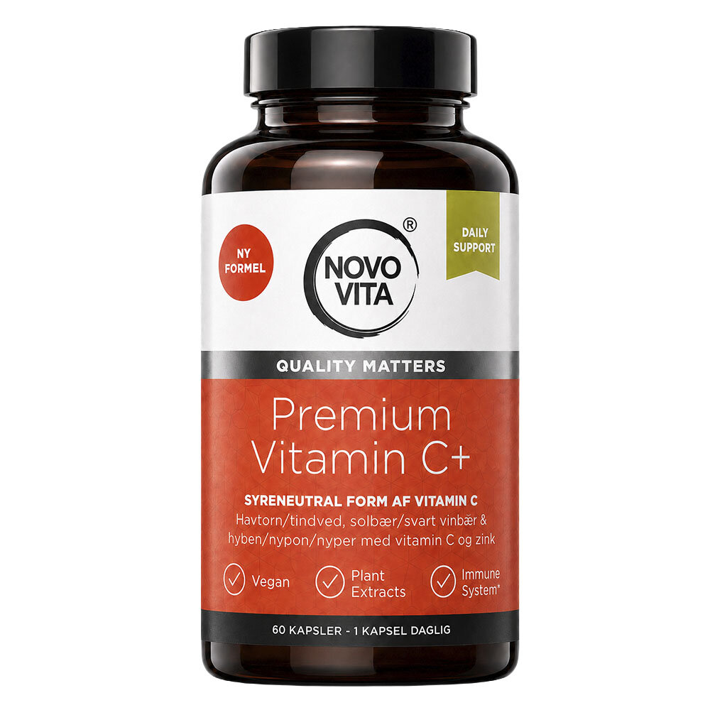 Premium Vitamin C+ från Novo Vita – kapslar