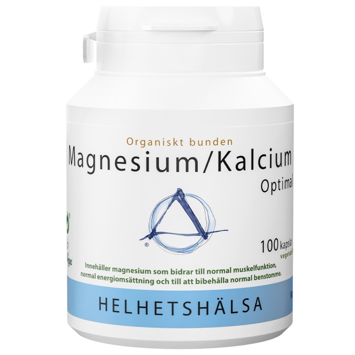Helhetshälsa Magnesium/Kalcium Optimal 100 kapslar från Helhetshälsa – kapslar