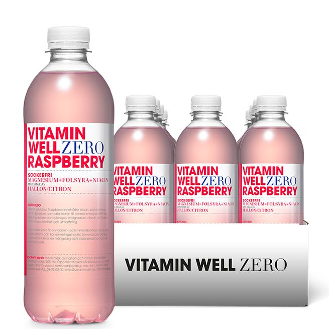 12 x Vitamin Well Zero Vitamindryck 500 ml från Vitamin Well – vätskor