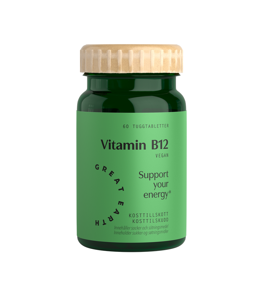 Vitamin B12 från Great Earth – tabletter