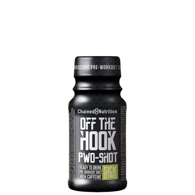 Off The Hook PWO-Shot 60 ml från Chained Nutrition – vätskor