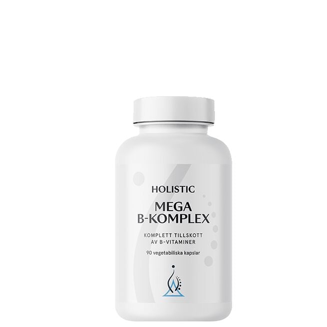 Mega B-komplex 90 kapslar från Holistic – kapslar