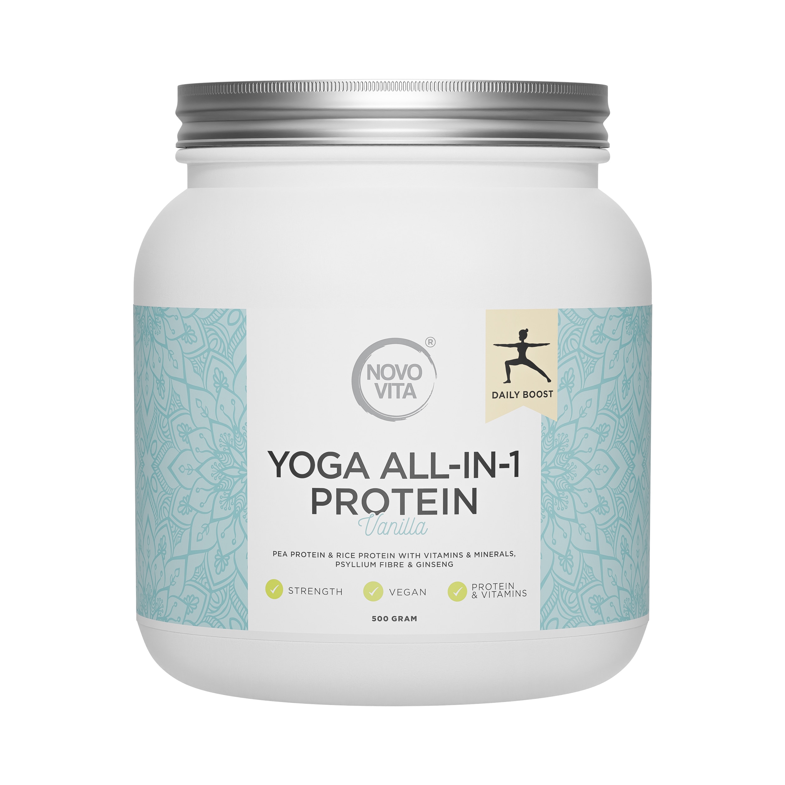 Yoga All-in-1 Protein, 500g från Novo Vita – pulver