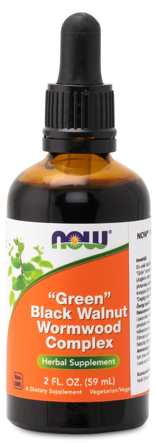 NOW Green Black Walnut Wormwood Complex Liquid från NOW – vätskor
