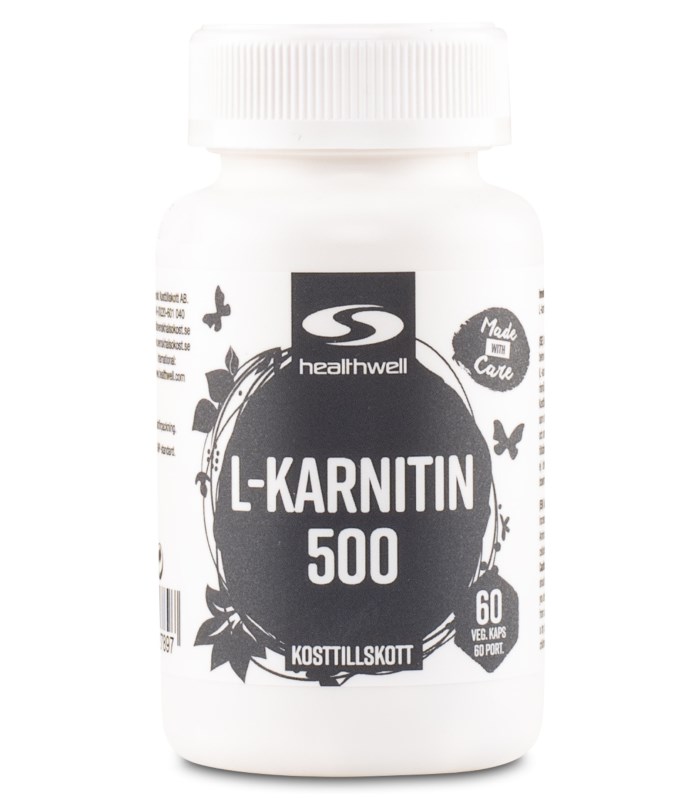 Healthwell L-Karnitin 500 från Healthwell – kapslar