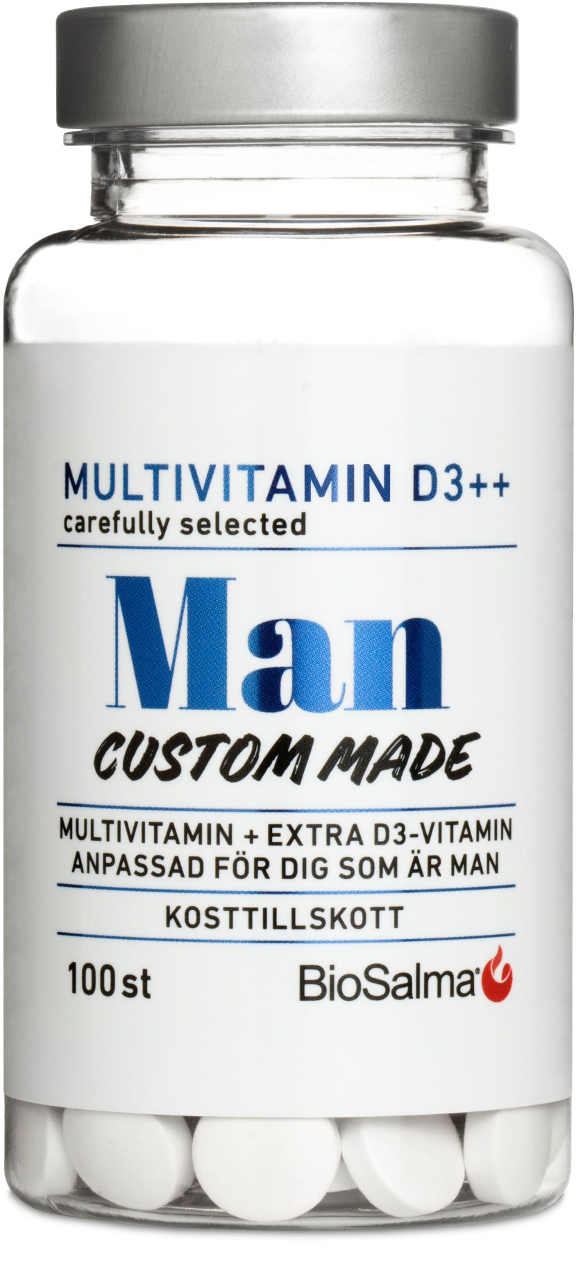 BioSalma Multivitamin Man D3-vitamin++ från BioSalma – tabletter