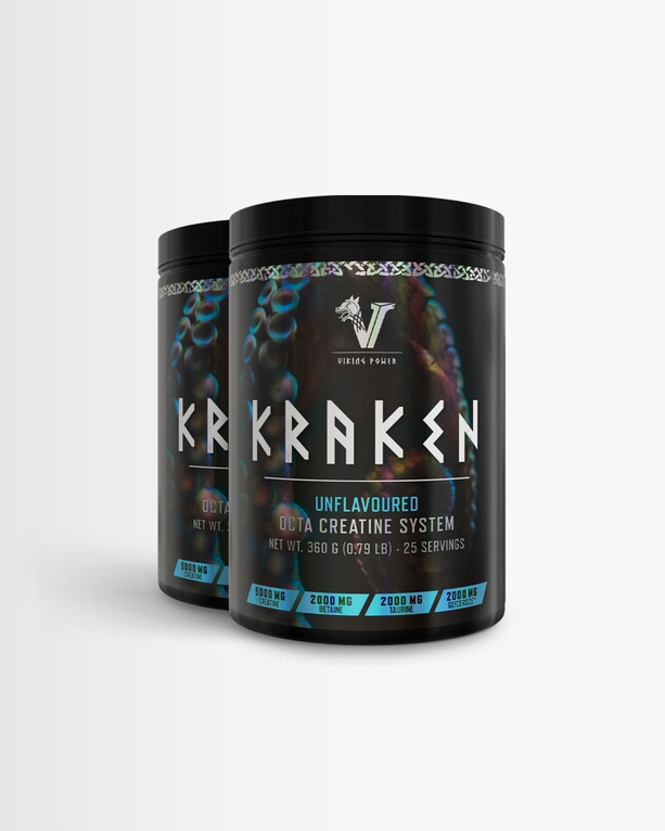 2 st Kraken - Avancerat kreatintillskott från Viking Power – kosttillskott