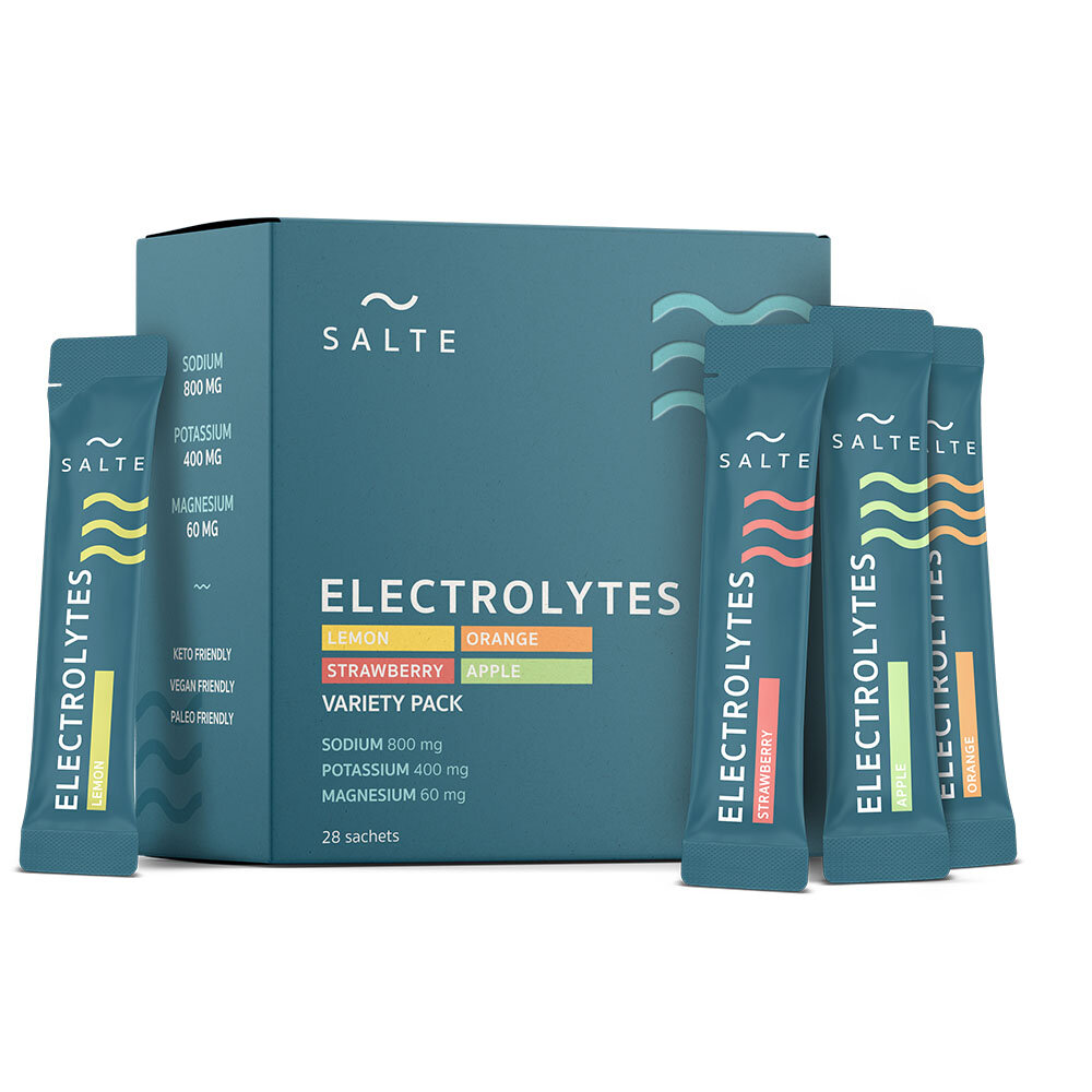 Salte Elektrolyter Variety 28-pack från Salte – pulver