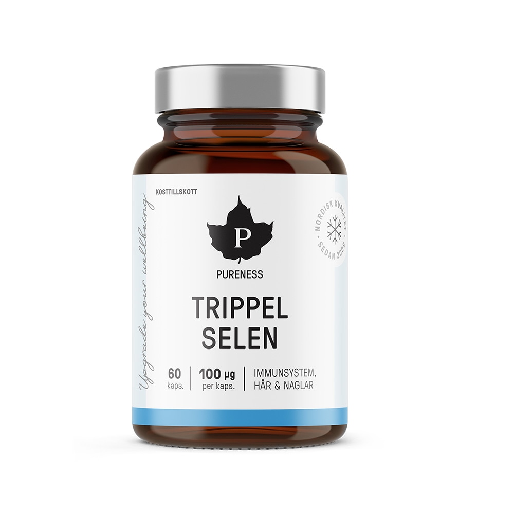 Trippel Selen 60 kapslar från Pureness – kapslar