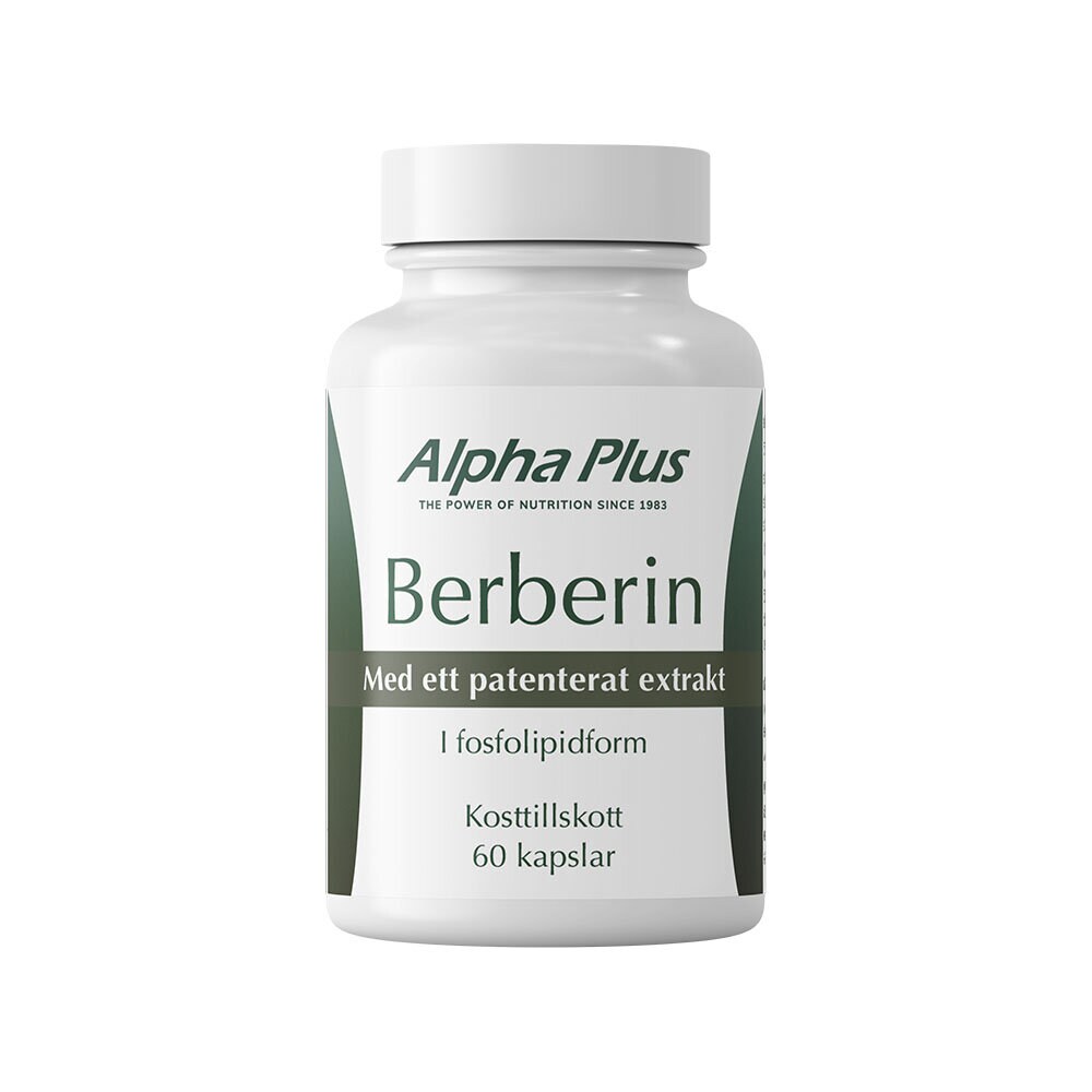 Berberin 60 kapslar från Alpha Plus – kapslar