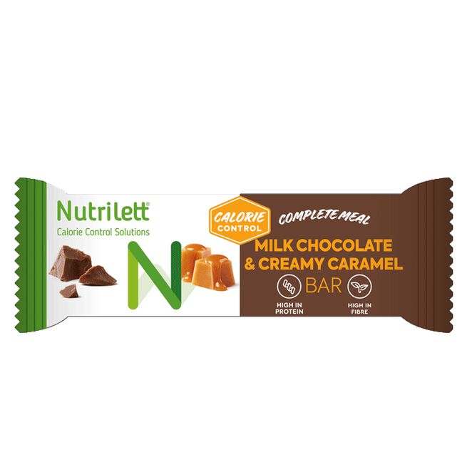 Måltidsersättande Bar Milkchocolate & Creamy Caramel 60 g från Nutrilett – bar