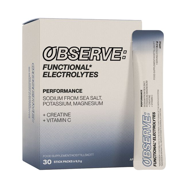 OBSERVE: PERFORMANCE Apple, 30 Stick Packs från OBSERVE: – pulver