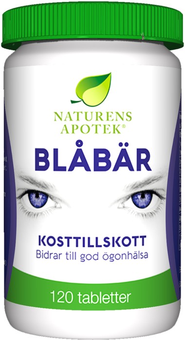 Naturens Apotek Blåbär 120 tabletter från Naturens Apotek – tabletter
