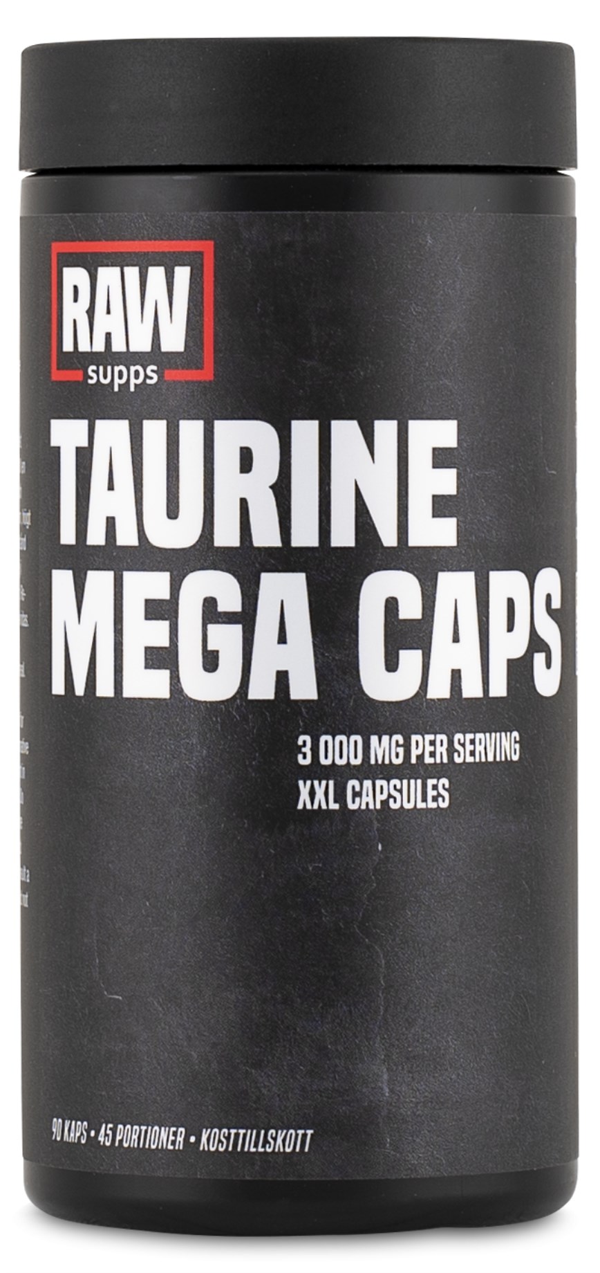 RAW Taurine Mega Caps från RAW Supps – kapslar