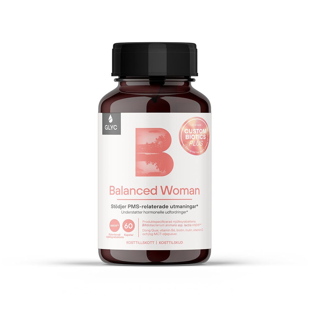 Glyc Custom Biotics Plus Balanced Woman 60 kapslar från Glyc – kapslar